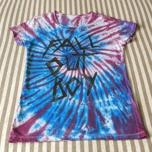 Licensed Fall Out Boy tie-dyed tee - Small